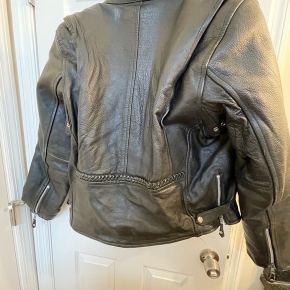 Leather club genuine leather jacket, size 42 - Picture 11 of 11